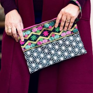 borsa borsetta pochette clutch fatta a a mano in Italia pezzo unico