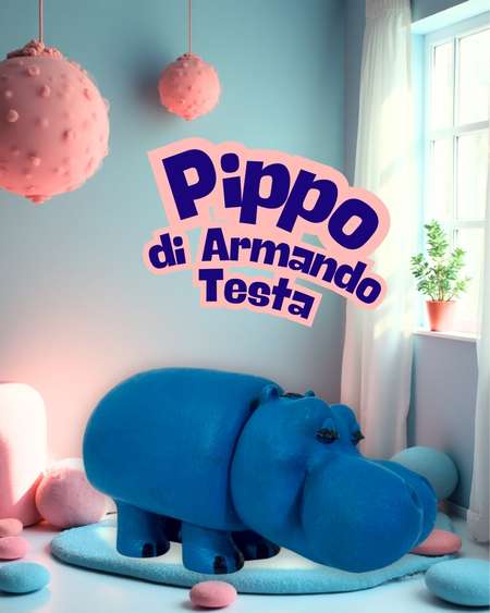 ippopotamo Pippo Lines by agenzia Armando Testa anni Settanta